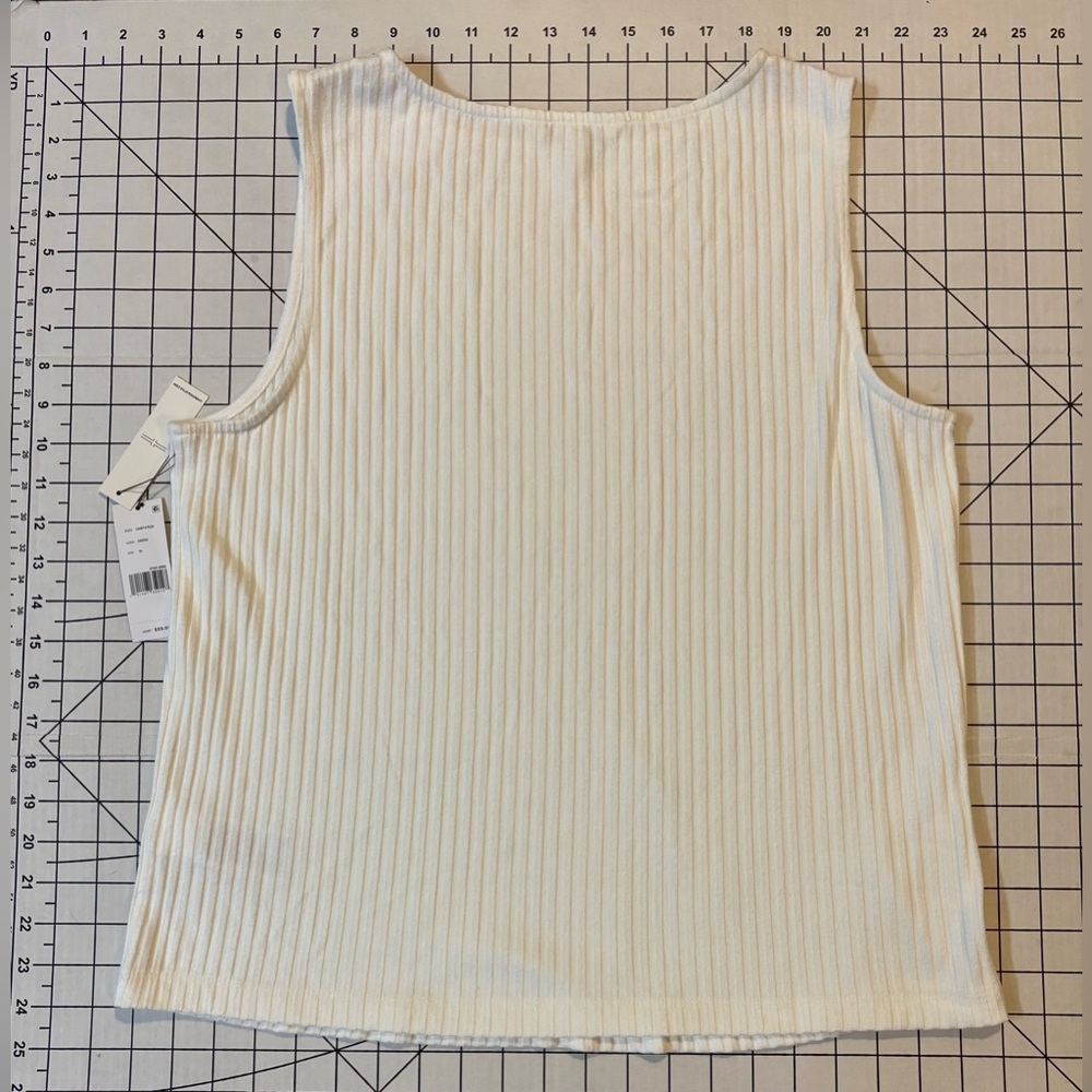 NWT Liverpool Women’s Size XL Snow Ribbed Tank Top - Picture 6 of 6